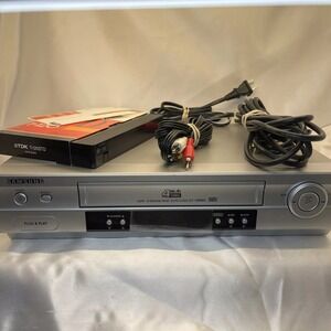🔥 TESTED WORKING Samsung VR8460A 4 Head VCR / VHS Player & Recorder  + EXTRAS